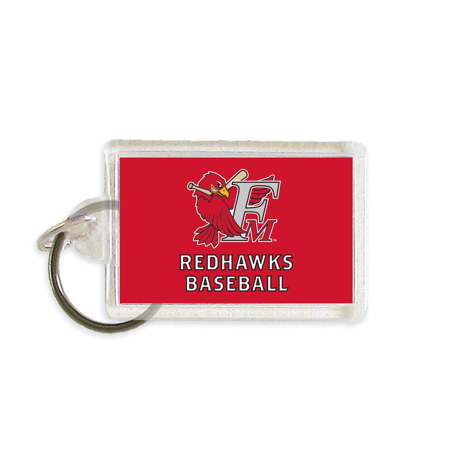 Red Rectangular Key Chain Novelties – F-M RedHawks Team Store